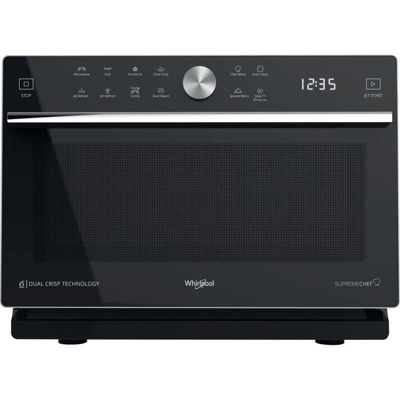 Whirlpool-Mikrofalowka-Wolnostojące-MWP-339-SB-Srebrny-Elektroniczny-33-MW-Combi-900-Frontal
