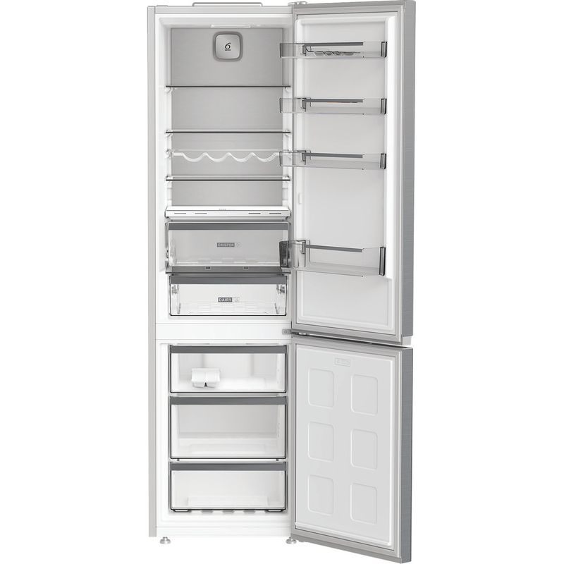 Whirlpool Lodówka z zamrażarką Wolnostojące WHK 26403 XP6E New Silver – ARC 1035 Dwudrzwiow(y)a Perspective open