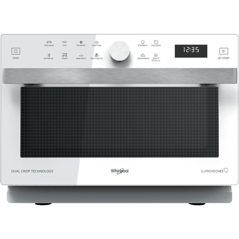 Whirlpool-Mikrofalowka-Wolnostojące-MWP-338-W-Biel-Elektroniczny-33-MW-Combi-900-Frontal