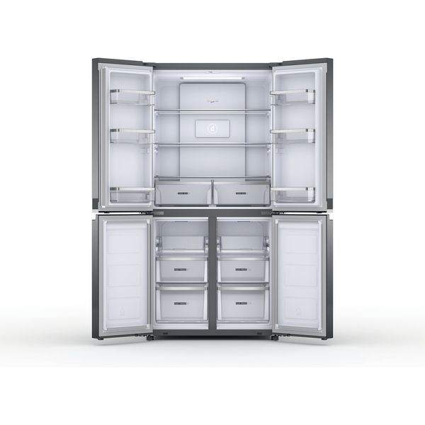Whirlpool Side-by-Side Wolnostojące WQ9 B2L EF Inox Look Frontal open