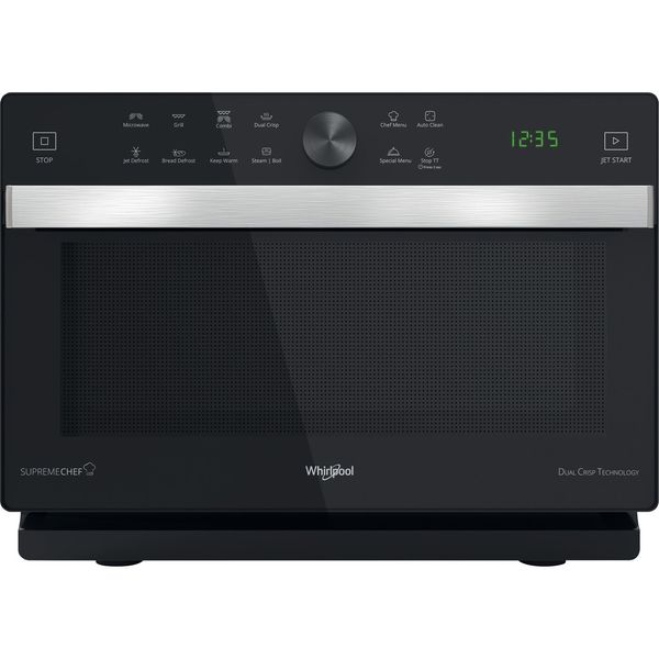 Whirlpool-Mikrofalowka-Wolnostojące-MWP-337-SB-Srebrny-Elektroniczny-33-MW---Grill-900-Frontal