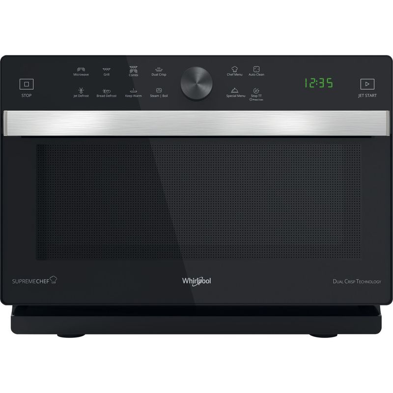 Whirlpool-Mikrofalowka-Wolnostojące-MWP-337-SB-Srebrny-Elektroniczny-33-MW---Grill-900-Frontal