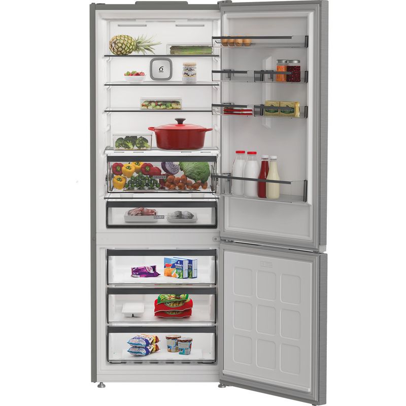 Whirlpool-Lodowka-z-zamrażarką-Wolnostojące-WHK2-6493-X5E-New-Silver-–-ARC-1035-Dwudrzwiow-y-a-Lifestyle-frontal-open