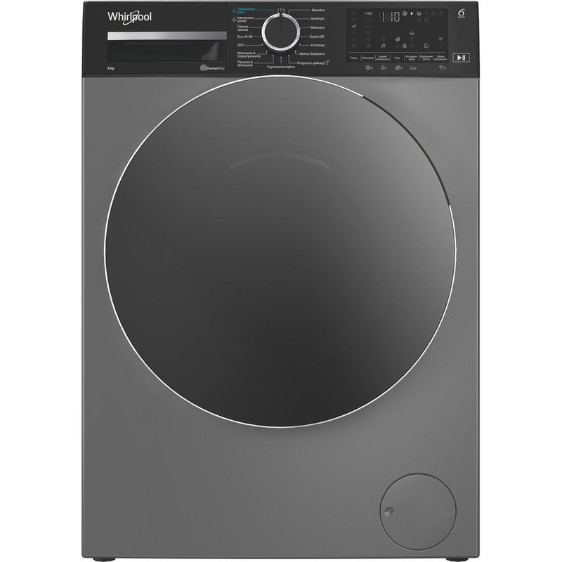 Whirlpool Pralka Wolnostojące WAM 874SKBC PL Gray Ładowany od frontu A Frontal