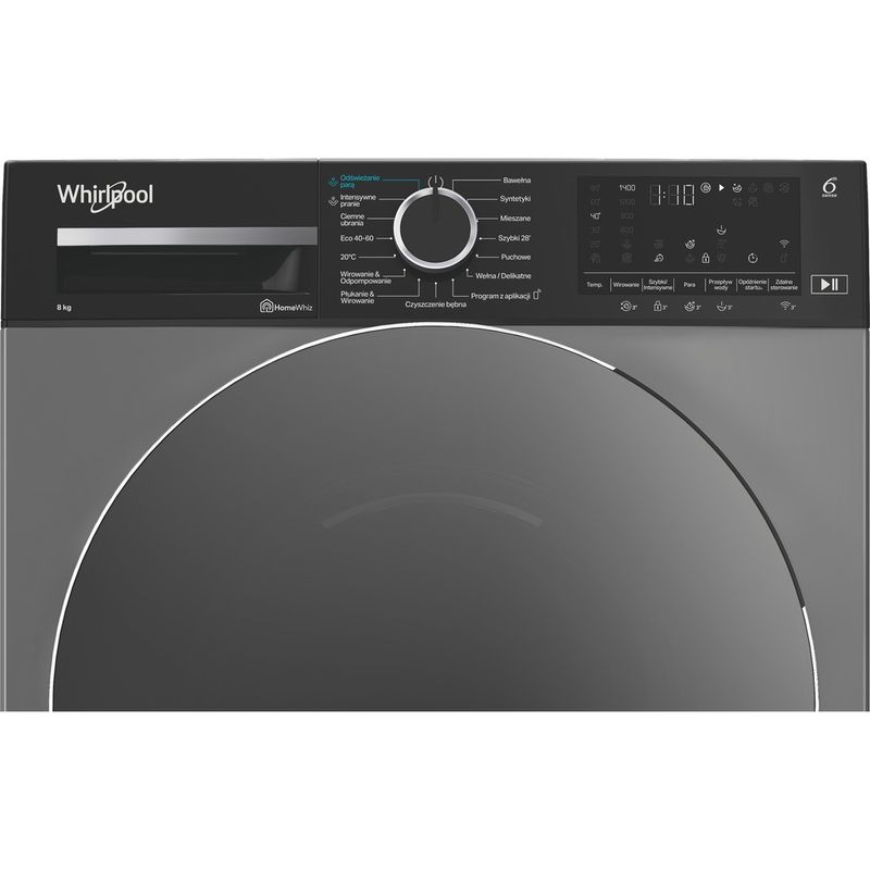 Whirlpool Pralka Wolnostojące WAM 874SKBC PL Gray Ładowany od frontu A Control panel