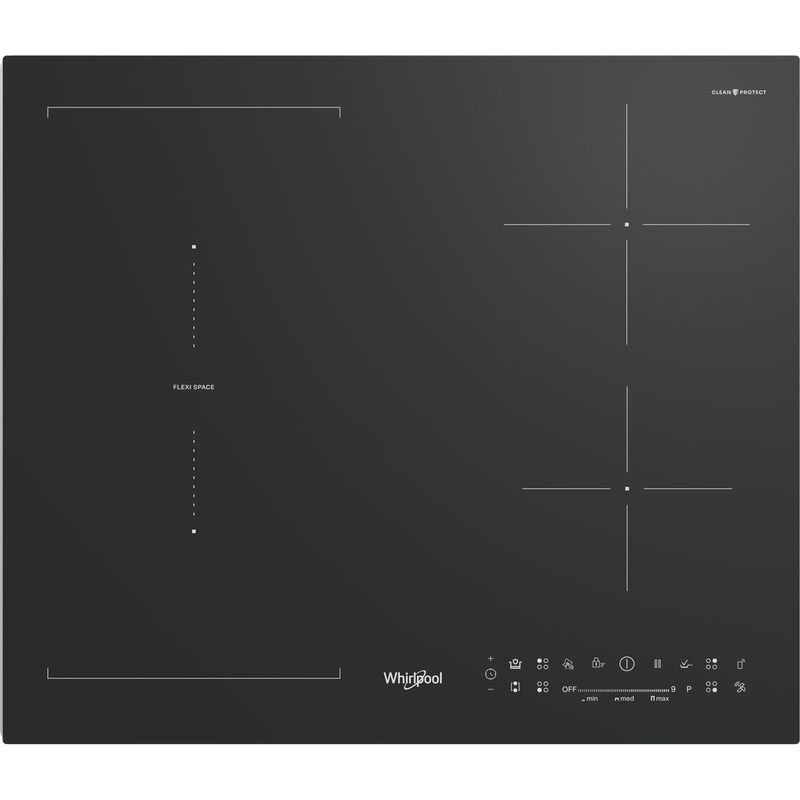 Whirlpool-Płyta-grzewcza-WS-1160P-CP-NE-Czarny-Induction-vitroceramic-Frontal-top-down