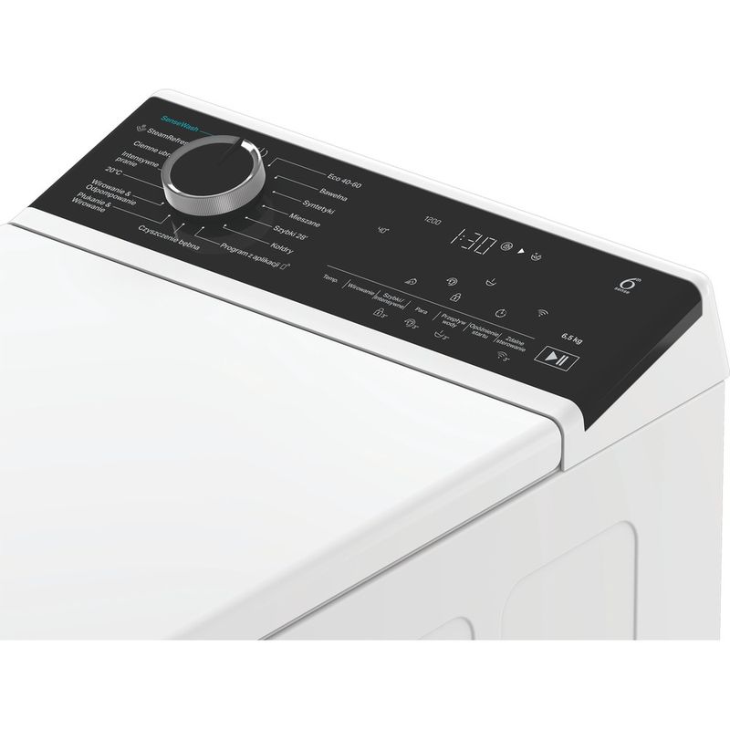 Whirlpool-Pralka-Wolnostojące-TW6521WBCVSWPL-Biel-Ładowana-od-gory-A-Lifestyle-control-panel