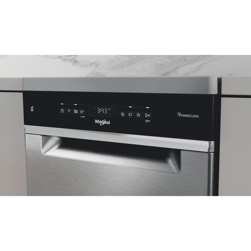 Whirlpool-Zmywarka-Wolnostojące-WH6FA10BS60X-Wolnostojące-A-Perspective-open