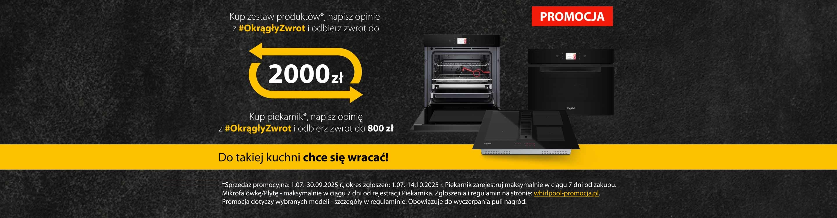 Promocyjne urządzena na czarnym kamiennym tle